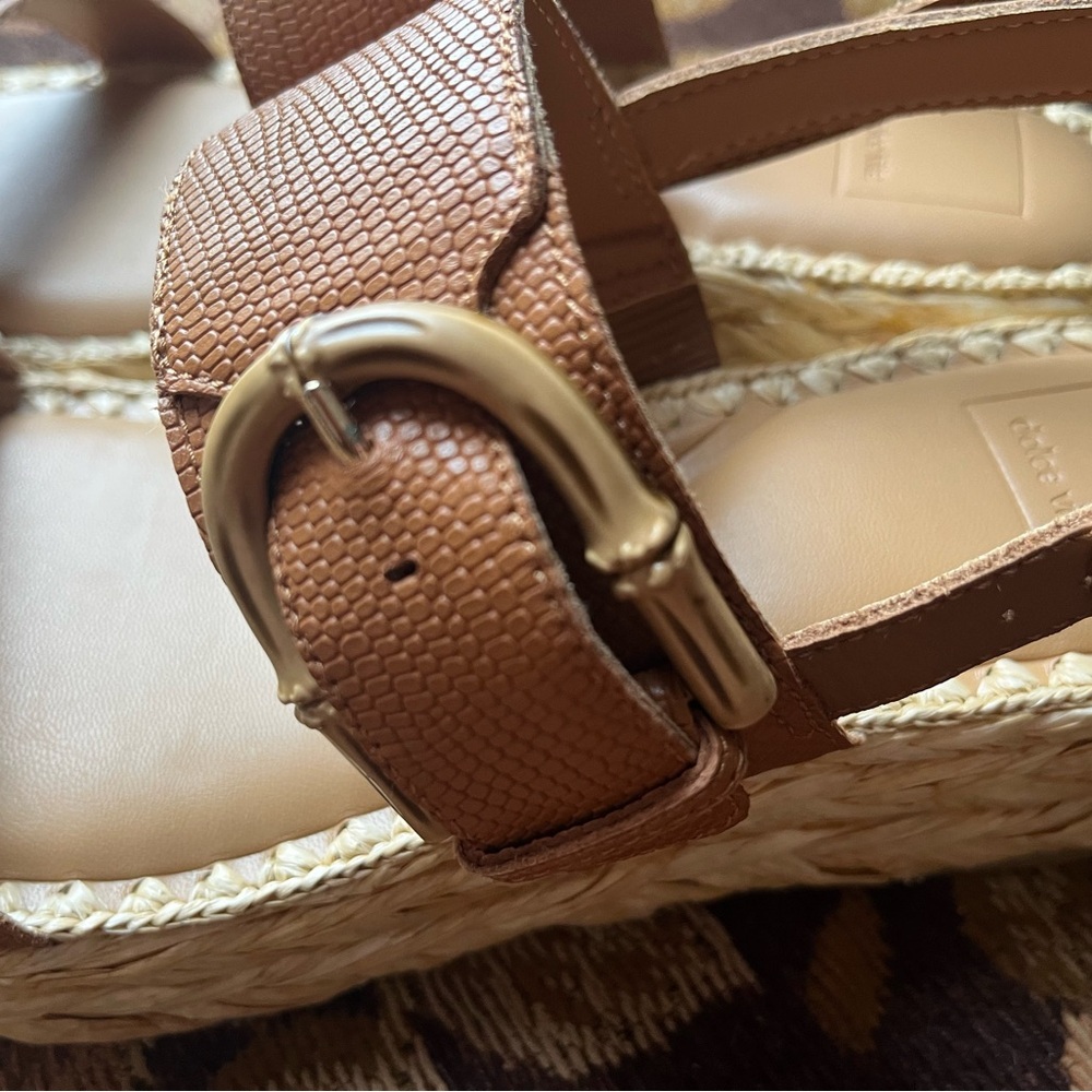 Dolce Vita Tan Leather Wedge Sandals “Chera” style various sizes - Picture 8 of 15